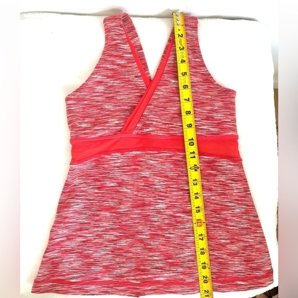 Lululemon Vintage Women's Racerback Red Space Dyed Mesh Back Tank Top, Small - Picture 16 of 16